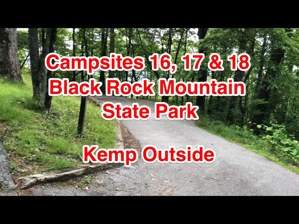 Black Rock Mountain State Park Campsites 16, 17 & 18